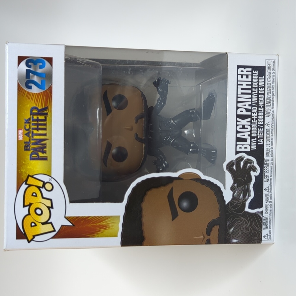 BLACK PANTHER Funko Pop 273 Vinyl Bobble-Head Marvel